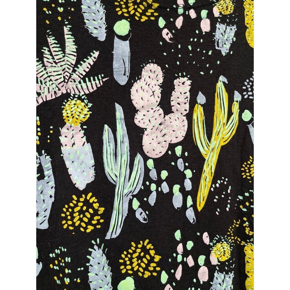Thief And Bandit Floral Cactus Saguaro Hand Painted Tunic Dress Small — image 4 of 7